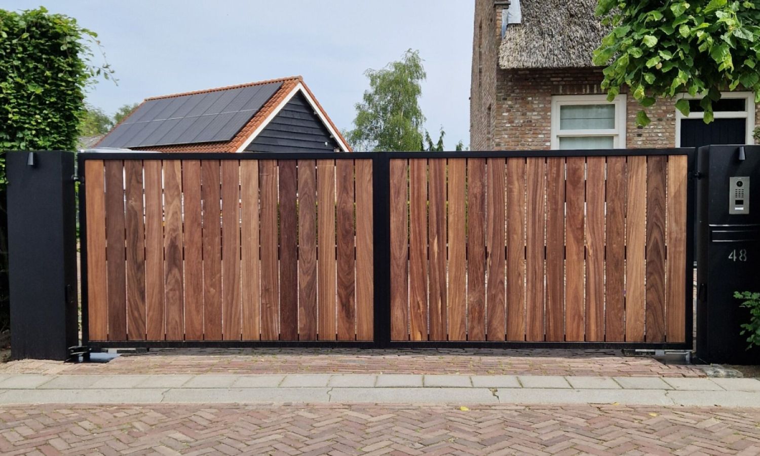 Houten poorten